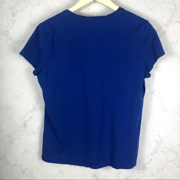 [RL Sport] Classic Blue V Neck Tee - Picture 2 of 2